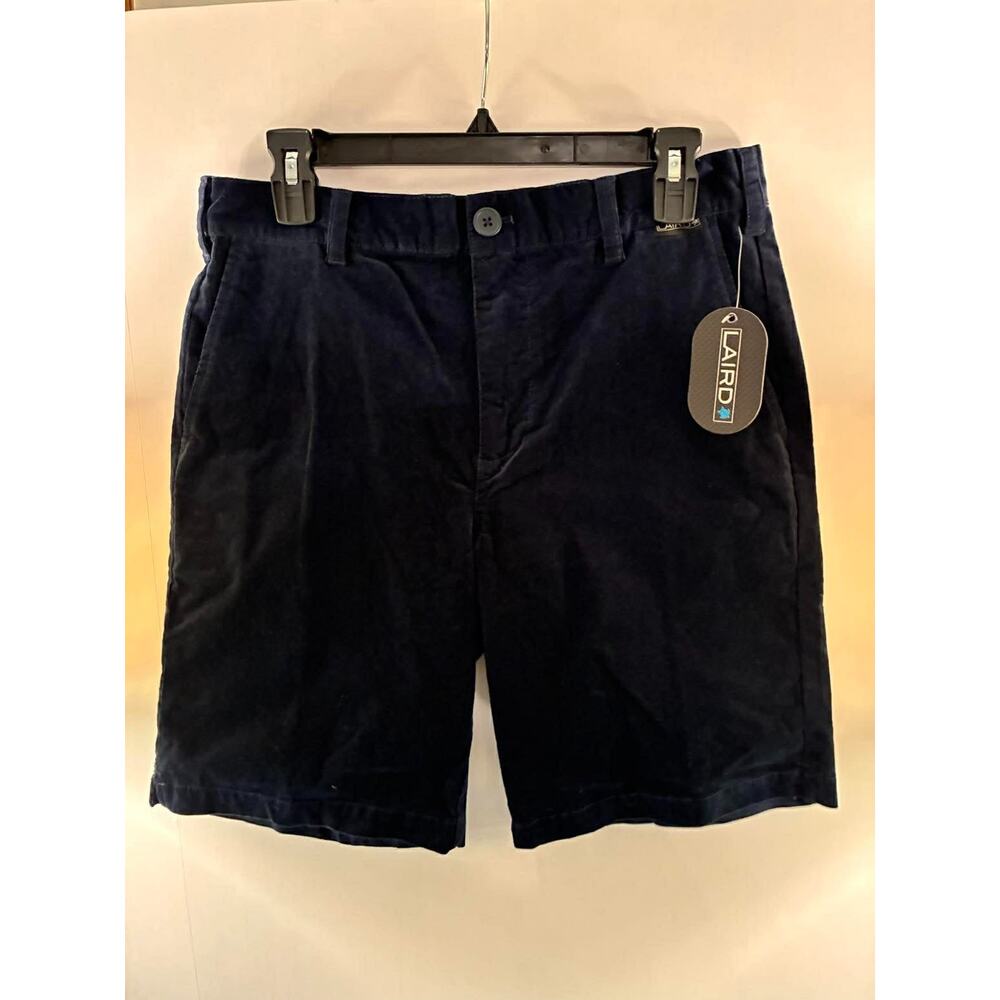 Laird Corduroy Shorts Mens 30 Chino Blue Walking Performance Stretch 9" Inseam‎